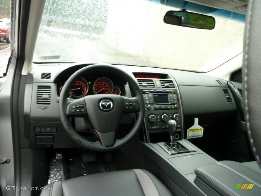 2011 Mazda CX-9 Touring AWD Black Dashboard Photo #53653622