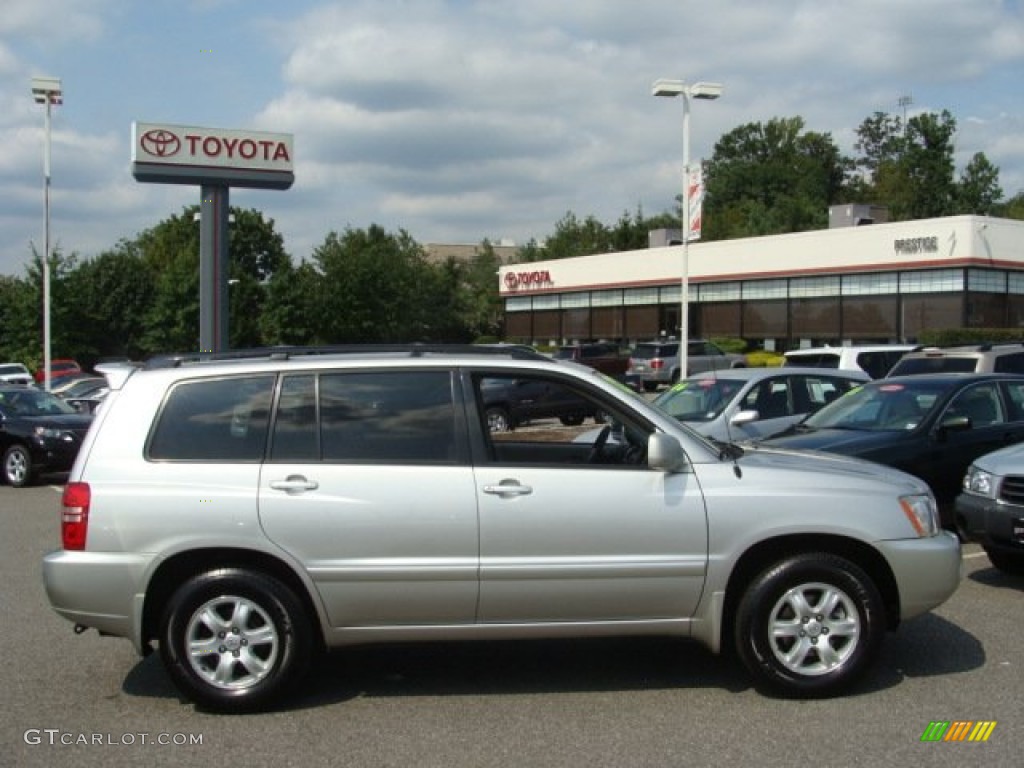 2002 Highlander V6 4WD - Millennium Silver Metallic / Gray photo #1