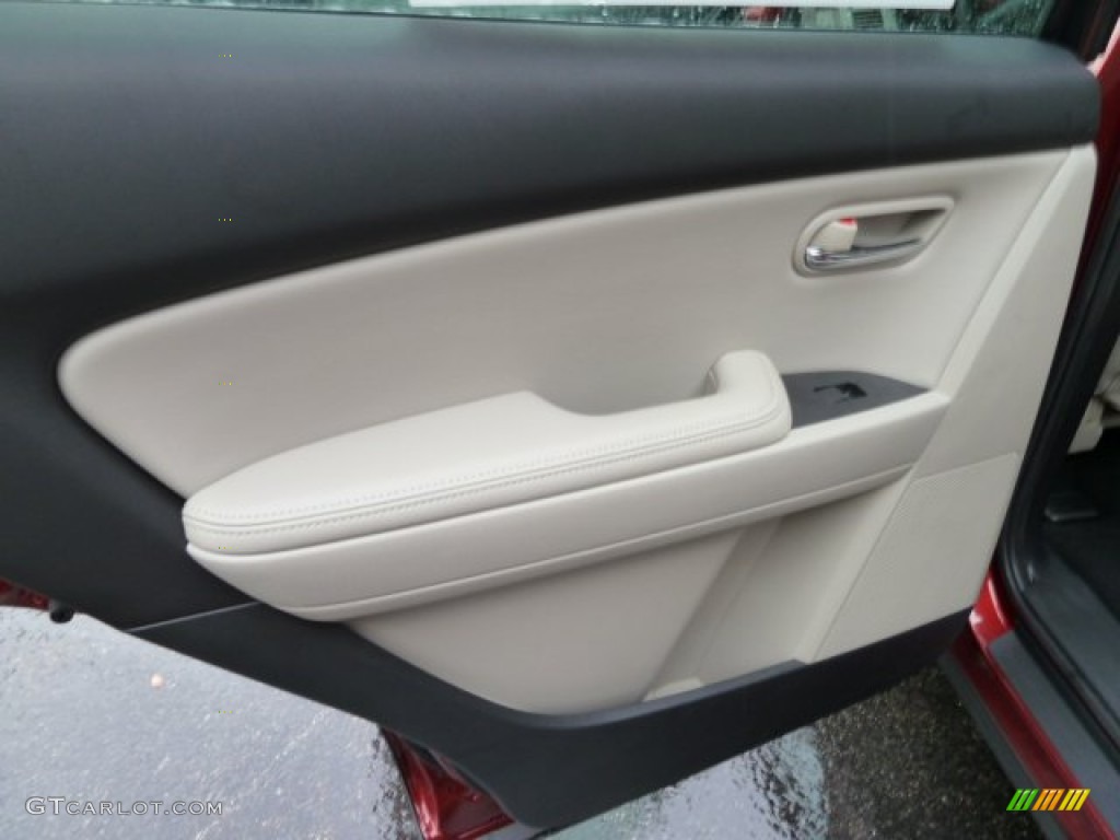 2011 Mazda CX-9 Touring AWD Sand Door Panel Photo #53653913