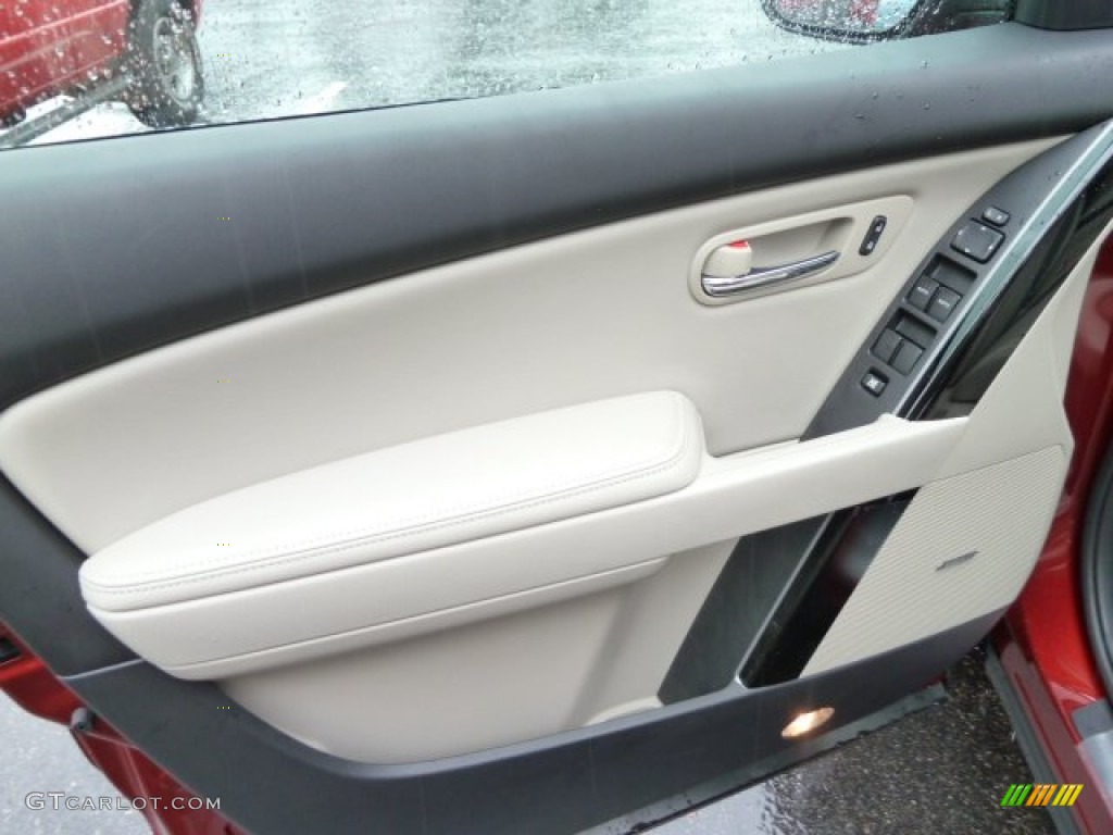 2011 Mazda CX-9 Touring AWD Sand Door Panel Photo #53653932