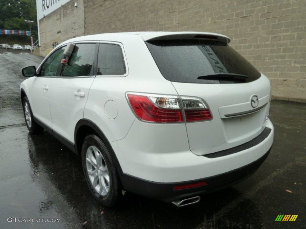 2011 CX-9 Touring AWD - Crystal White Pearl Mica / Sand photo #2