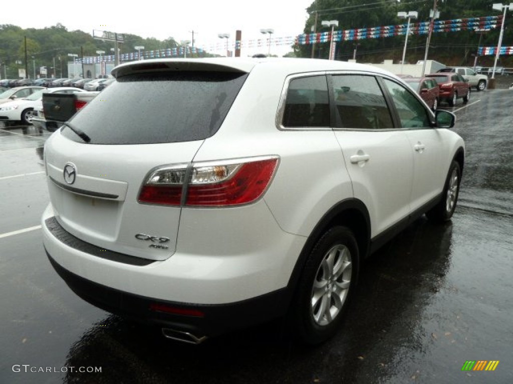 2011 CX-9 Touring AWD - Crystal White Pearl Mica / Sand photo #4