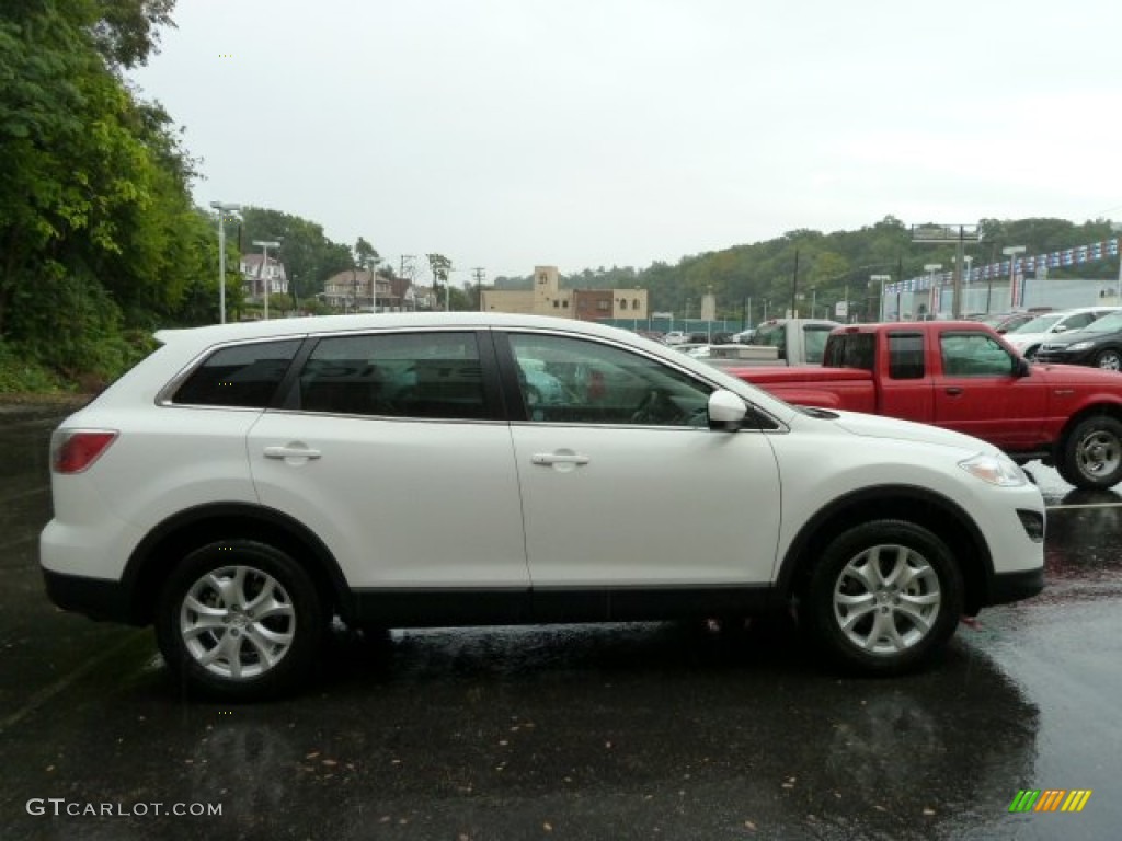 2011 CX-9 Touring AWD - Crystal White Pearl Mica / Sand photo #5