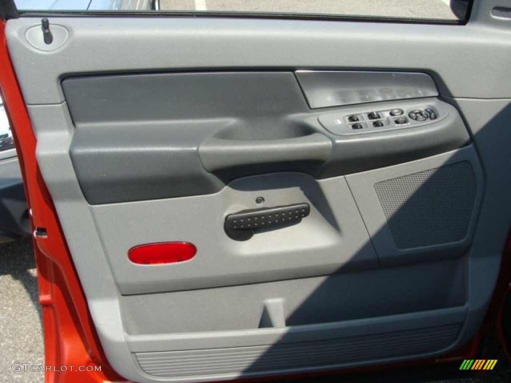 2008 Ram 1500 Big Horn Edition Quad Cab 4x4 - Sunburst Orange Pearl / Medium Slate Gray photo #6