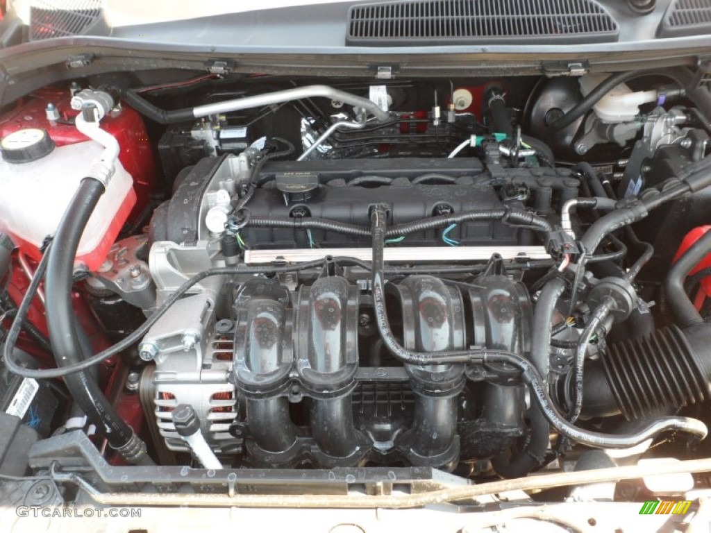 2012 Ford Fiesta SE Hatchback 1.6 Liter DOHC 16-Valve Ti-VCT Duratec 4 Cylinder Engine Photo #53654562