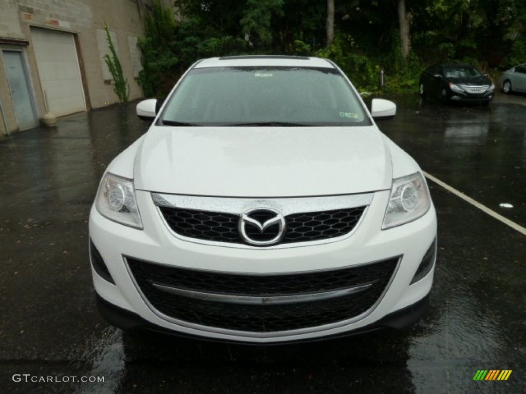 2011 CX-9 Touring AWD - Crystal White Pearl Mica / Sand photo #7