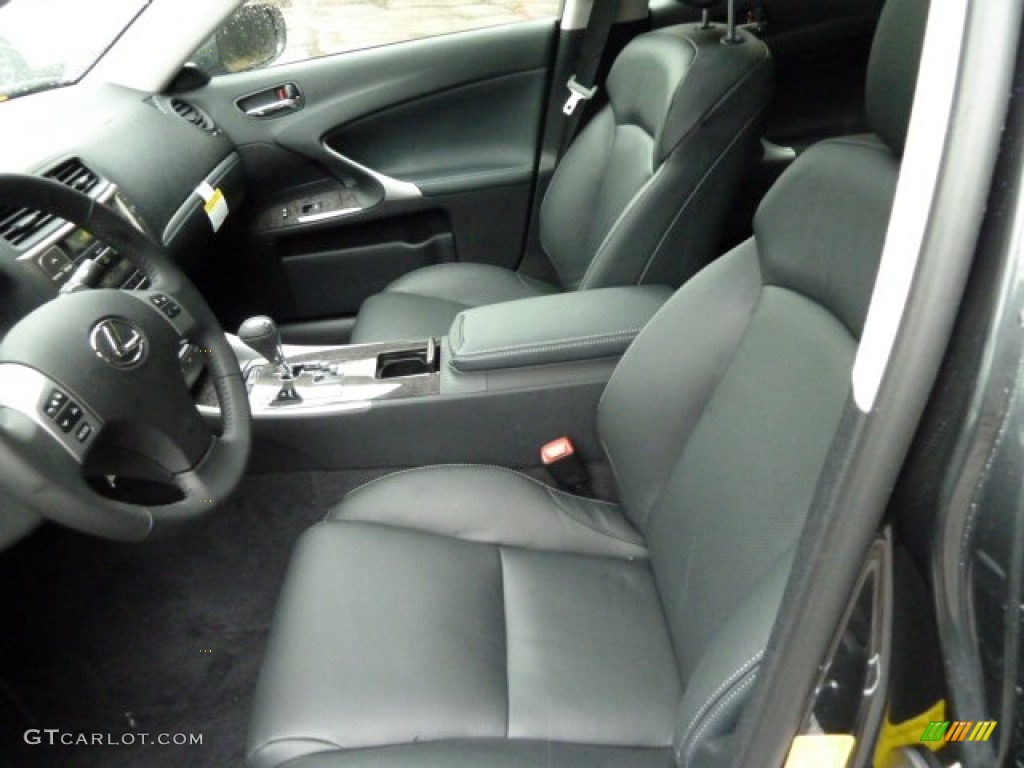 Black Interior 2011 Lexus IS 250 AWD Photo #53654848