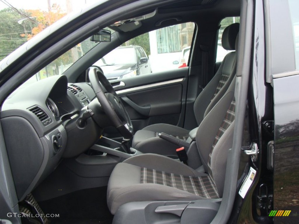 Interlagos Plaid Cloth Interior 2007 Volkswagen Jetta GLI Sedan Photo #53657036