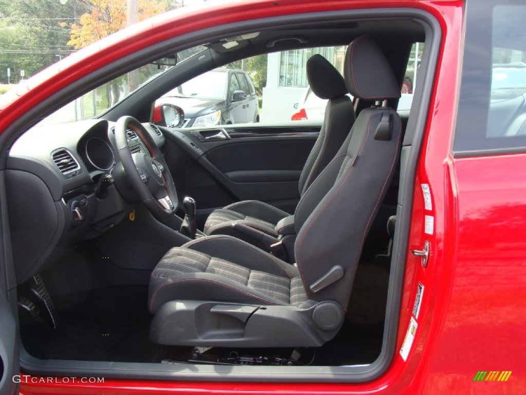 Interlagos Plaid Cloth Interior 2011 Volkswagen GTI 2 Door Photo #53657255