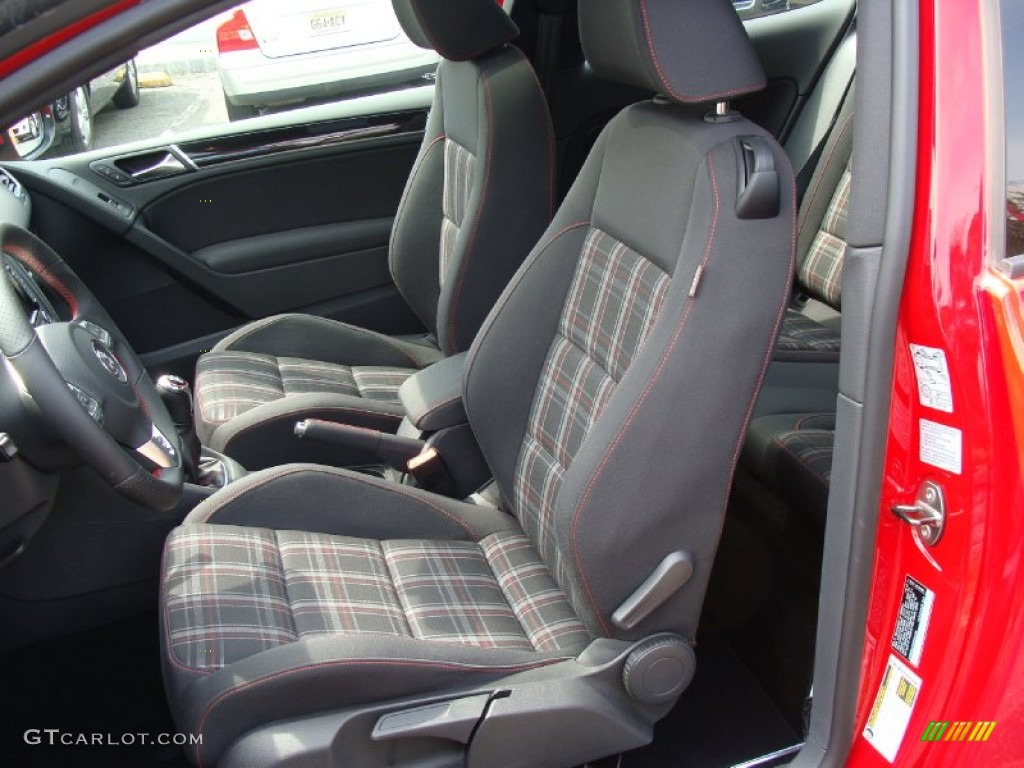 Interlagos Plaid Cloth Interior 2011 Volkswagen GTI 2 Door Photo #53657288
