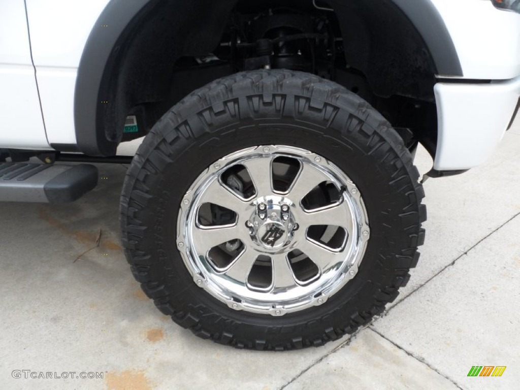 2011 Ford F150 FX4 SuperCrew 4x4 Custom Wheels Photo #53657505