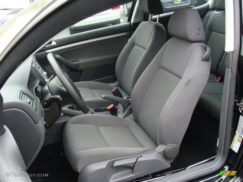 Anthracite Interior 2009 Volkswagen Rabbit 2 Door Photo #53657523