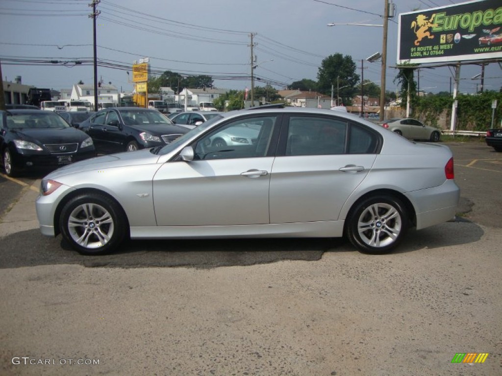 2008 3 Series 328xi Sedan - Titanium Silver Metallic / Black photo #16