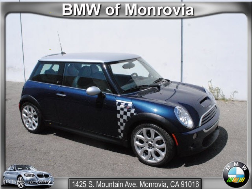 2006 Cooper S Checkmate Edition Hardtop - Space Blue Metallic / Dark Blue/Checkmate photo #1
