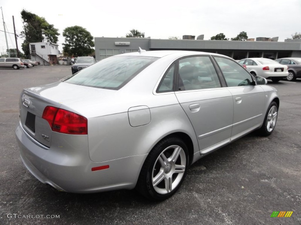 Light Silver Metallic 2008 Audi A4 2.0T quattro S-Line Sedan Exterior Photo #53659257