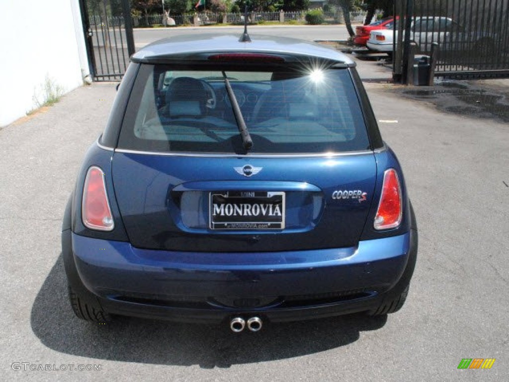 2006 Cooper S Checkmate Edition Hardtop - Space Blue Metallic / Dark Blue/Checkmate photo #13