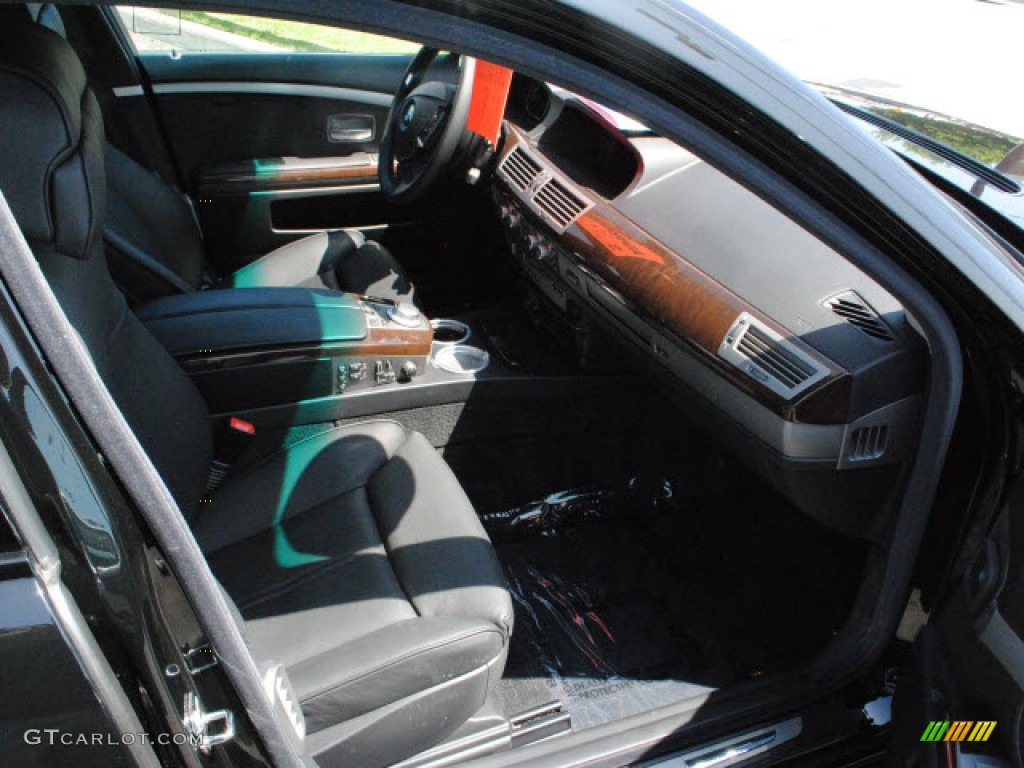 2008 7 Series 750i Sedan - Jet Black / Black photo #3