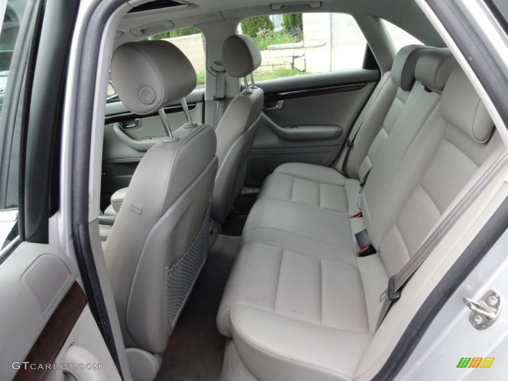 Light Gray Interior 2008 Audi A4 2.0T quattro S-Line Sedan Photo #53659450