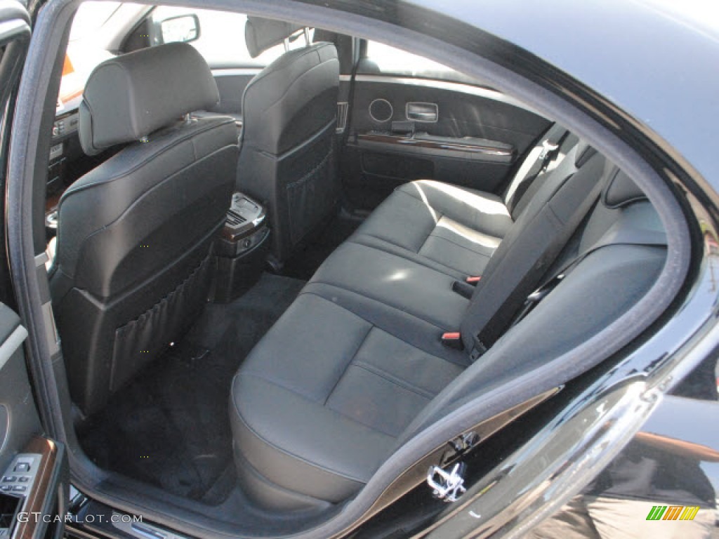 Black Interior 2008 BMW 7 Series 750i Sedan Photo #53659457