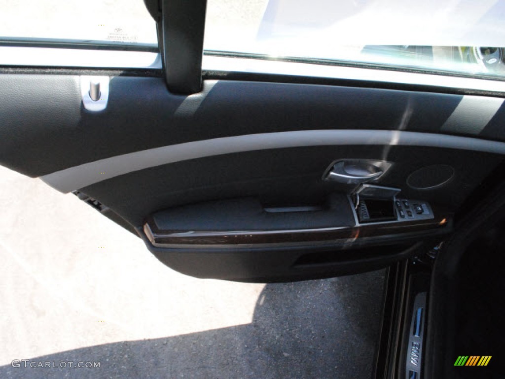 2008 7 Series 750i Sedan - Jet Black / Black photo #13