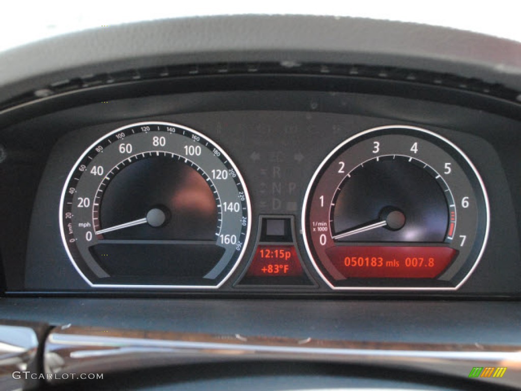 2008 BMW 7 Series 750i Sedan Gauges Photo #53659605