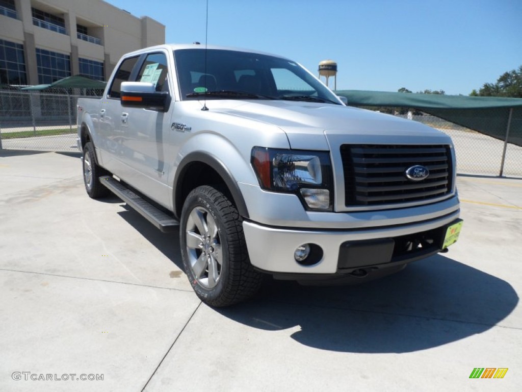 2011 F150 FX4 SuperCrew 4x4 - Ingot Silver Metallic / Black photo #1