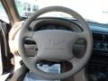 Medium Parchment 2002 Ford Mustang V6 Coupe Steering Wheel