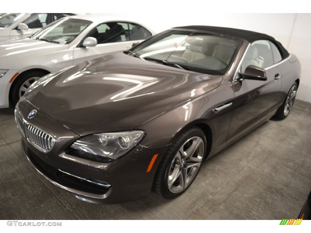 2012 6 Series 650i Convertible - Mojave Metallic / Black Nappa Leather photo #6