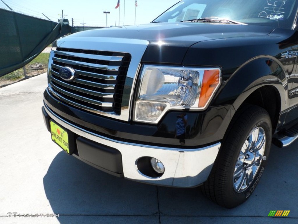 2011 F150 Texas Edition SuperCrew - Ebony Black / Steel Gray photo #10