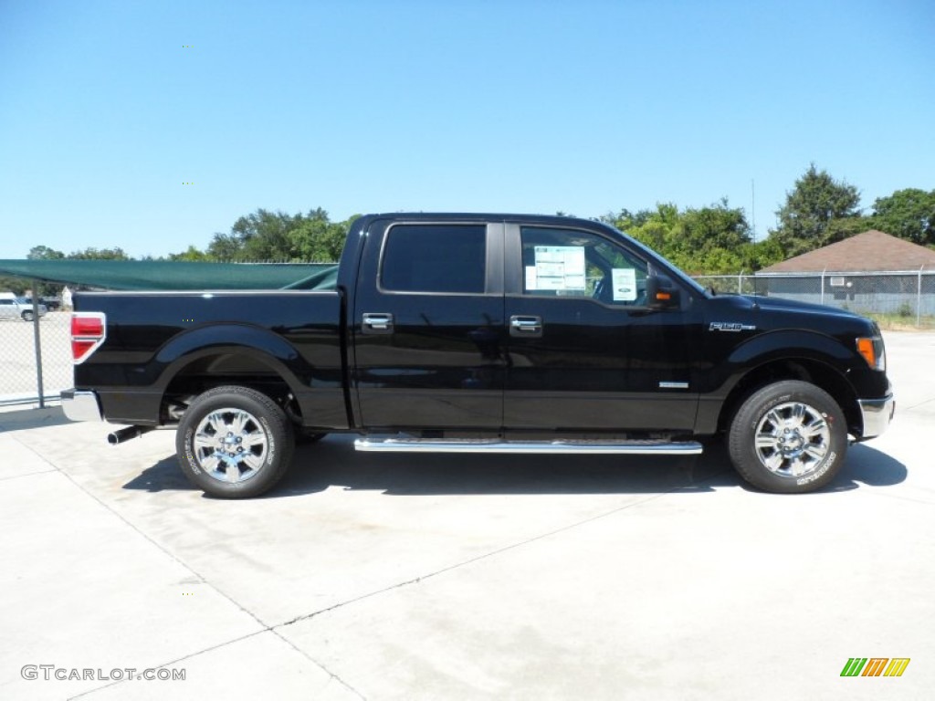 2011 F150 Texas Edition SuperCrew - Ebony Black / Steel Gray photo #2