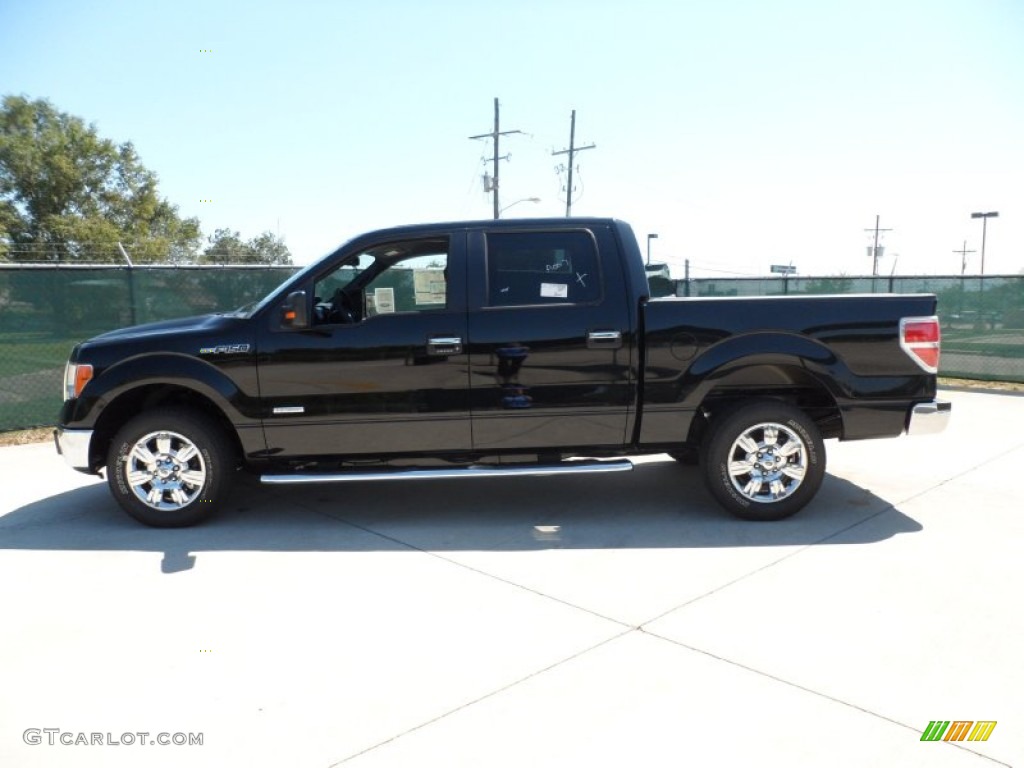 2011 F150 Texas Edition SuperCrew - Ebony Black / Steel Gray photo #6