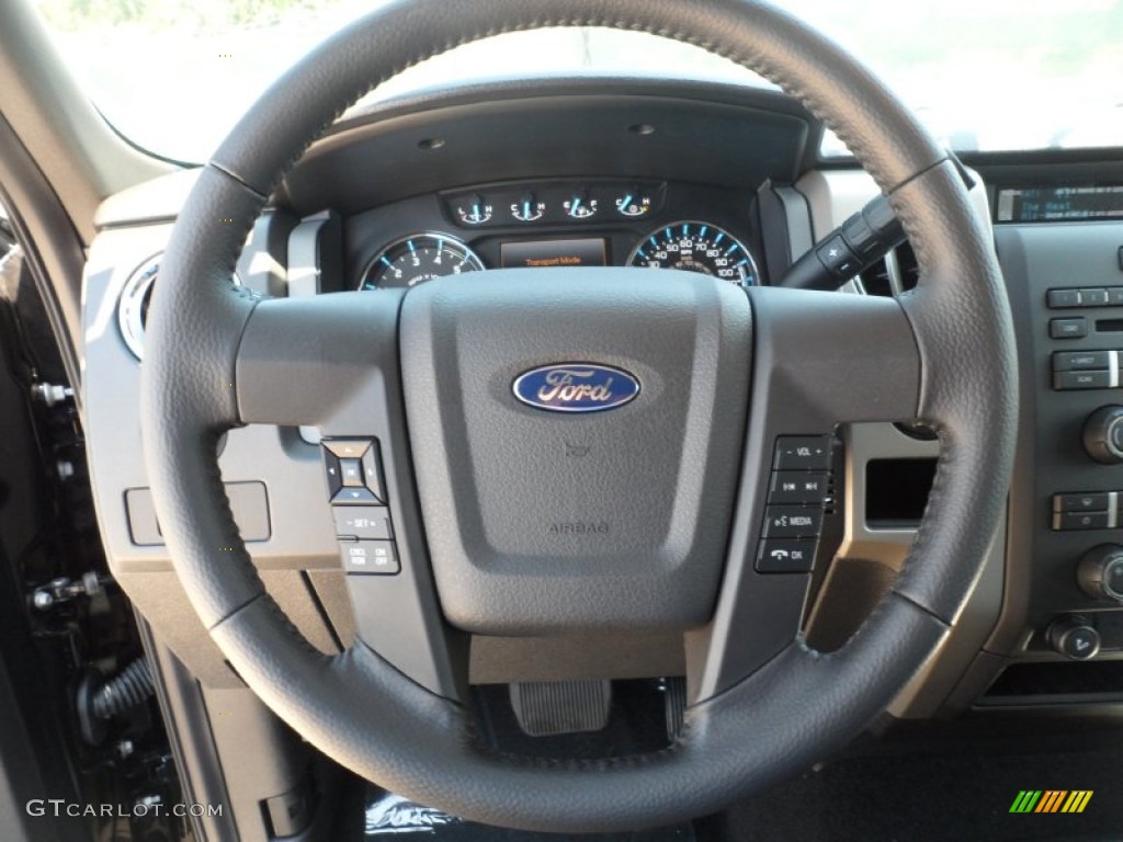 2011 F150 Texas Edition SuperCrew - Ebony Black / Steel Gray photo #34