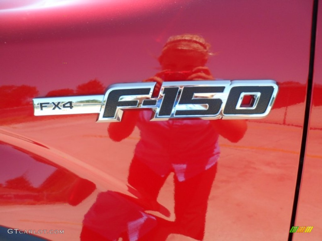 2011 F150 FX4 SuperCrew 4x4 - Red Candy Metallic / Black photo #13