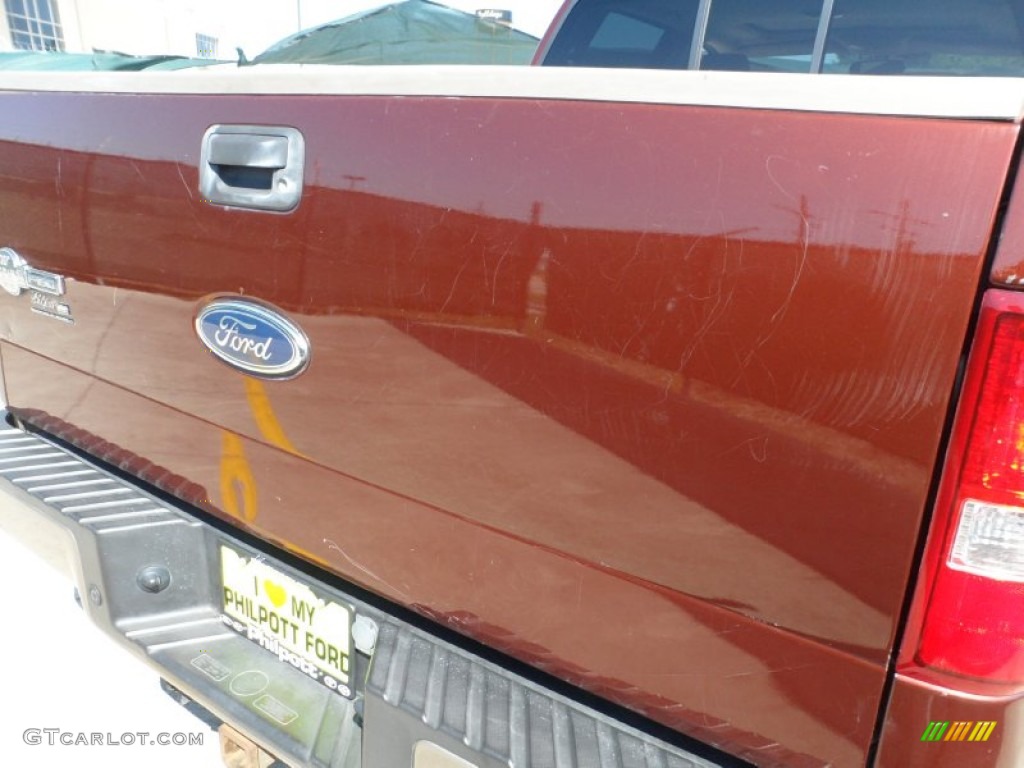 2005 F150 King Ranch SuperCrew - Dark Copper Metallic / Castano Brown Leather photo #24