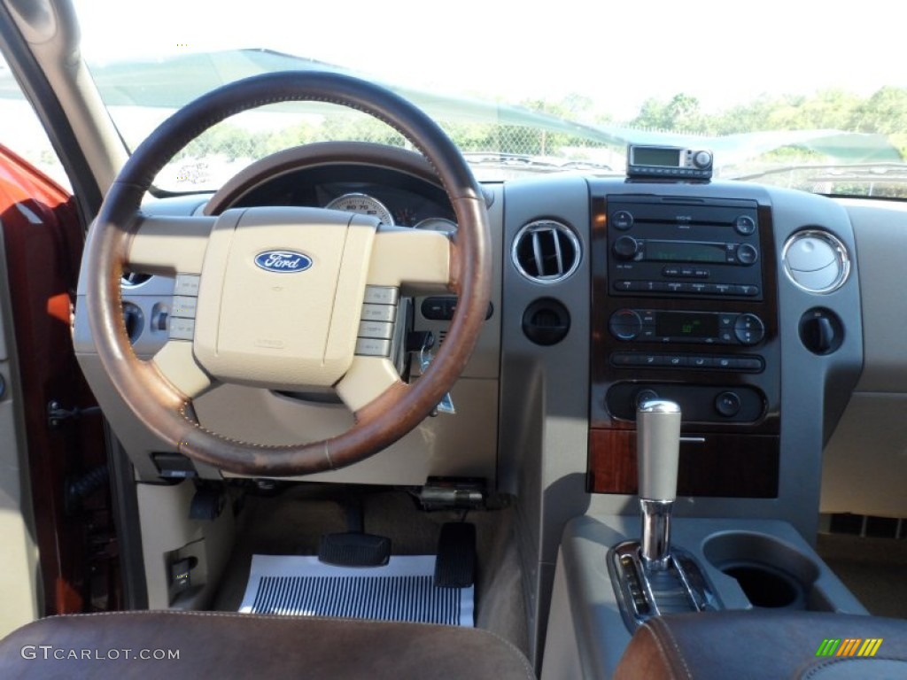 2005 F150 King Ranch SuperCrew - Dark Copper Metallic / Castano Brown Leather photo #41