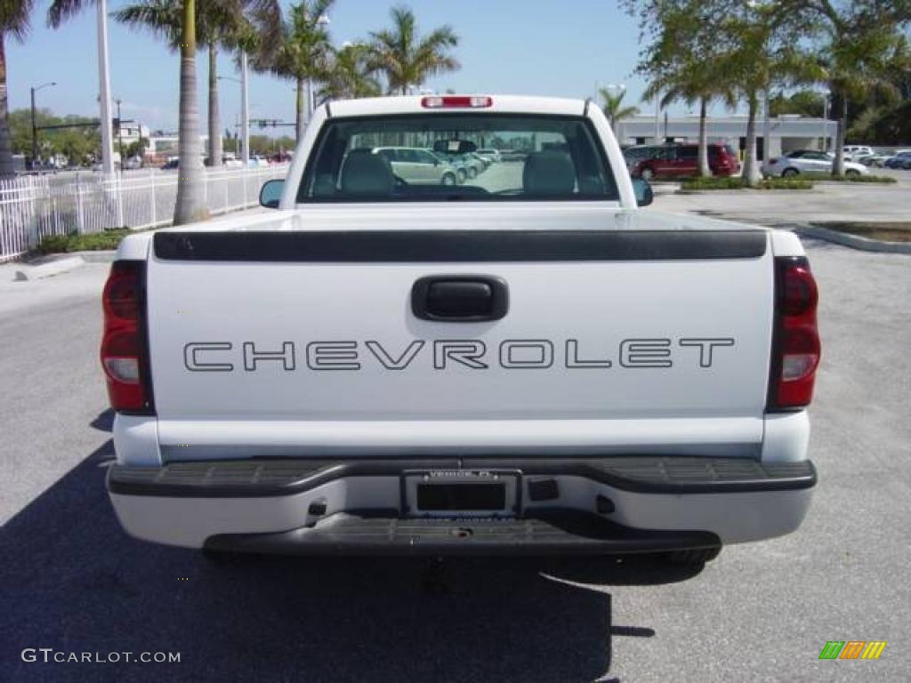 2004 Silverado 1500 Regular Cab - Summit White / Dark Charcoal photo #5