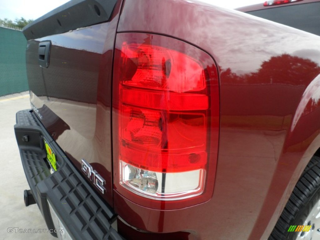 2008 Sierra 1500 SLE Crew Cab - Sonoma Red Metallic / Ebony photo #19