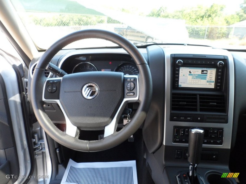 2010 Mercury Mountaineer V6 Premier Charcoal Black Dashboard Photo #53665358
