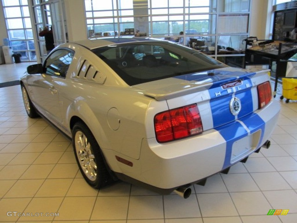 2008 Mustang Shelby GT500KR Coupe - Brilliant Silver Metallic / Black photo #7