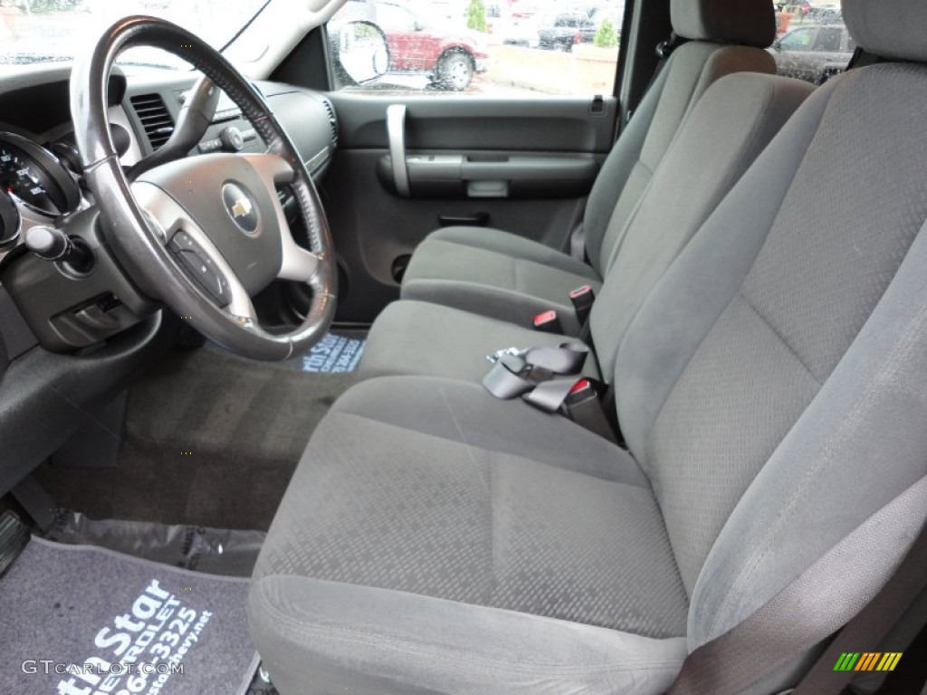 Ebony Interior 2008 Chevrolet Silverado 1500 LT Extended Cab 4x4 Photo #53665927