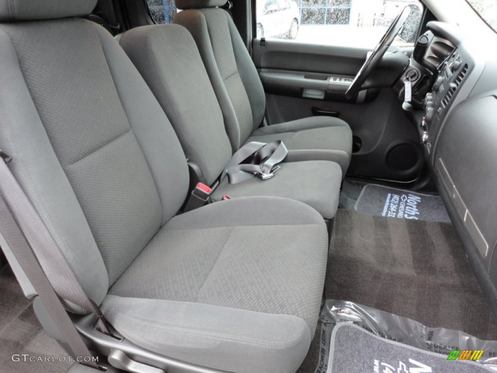 Ebony Interior 2008 Chevrolet Silverado 1500 LT Extended Cab 4x4 Photo #53666014