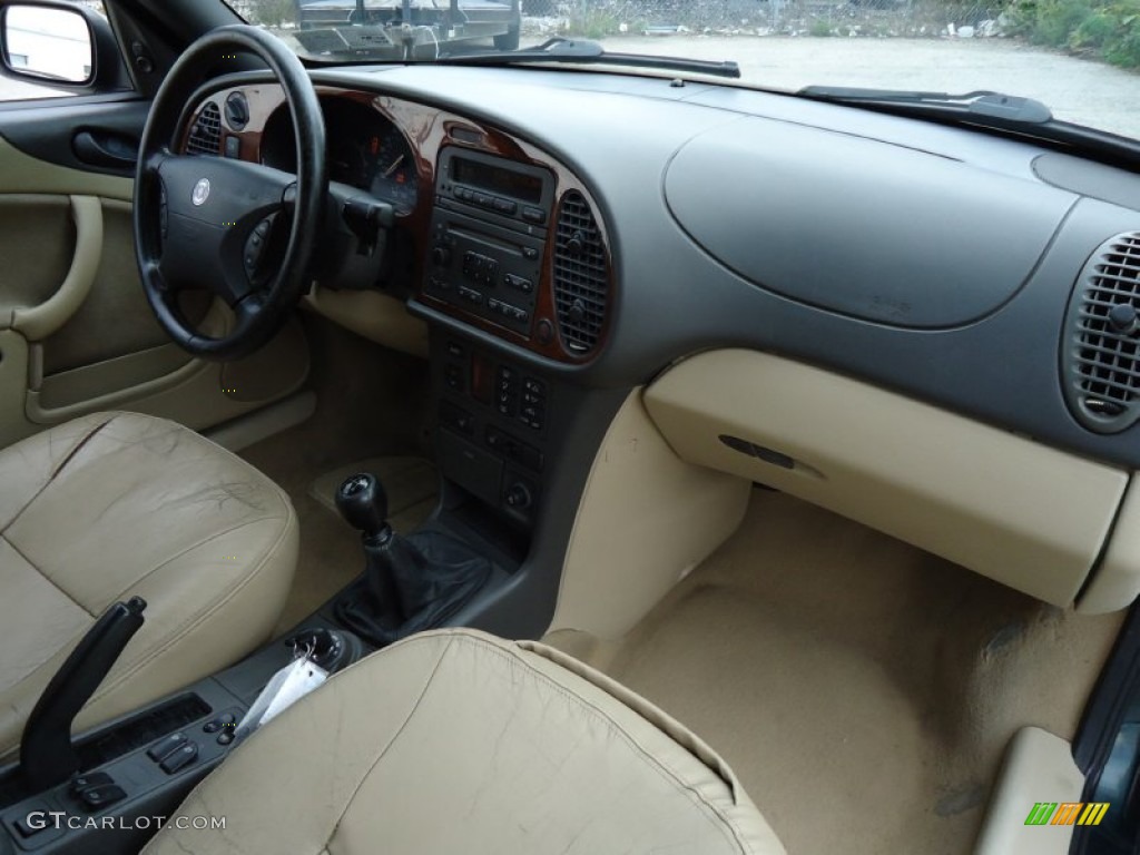 1999 Saab 9-3 SE Convertible Warm Beige Dashboard Photo #53666571