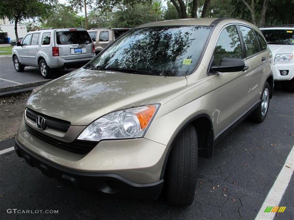 2008 CR-V LX - Borrego Beige Metallic / Ivory photo #4