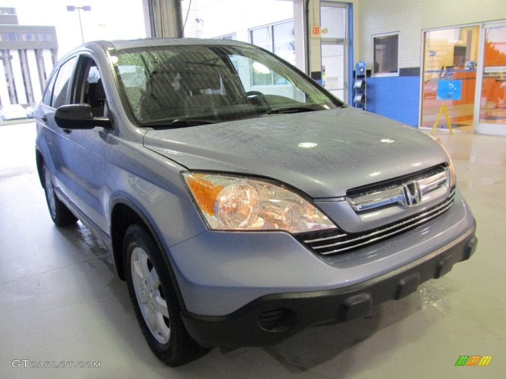 2007 CR-V EX - Glacier Blue Metallic / Ivory photo #4