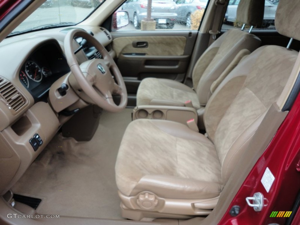 2003 CR-V EX 4WD - Chianti Red Pearl / Saddle photo #8