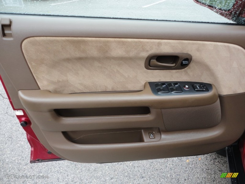 2003 CR-V EX 4WD - Chianti Red Pearl / Saddle photo #11