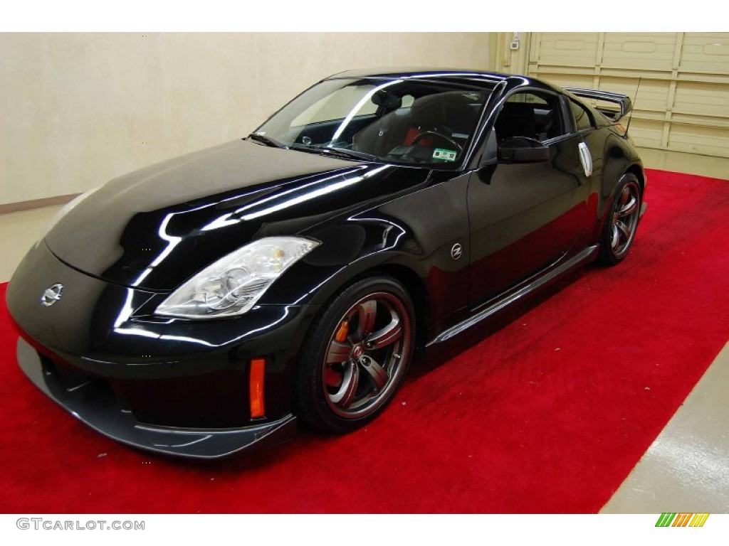 Magnetic Black 2008 Nissan 350Z NISMO Coupe Exterior Photo #53668984