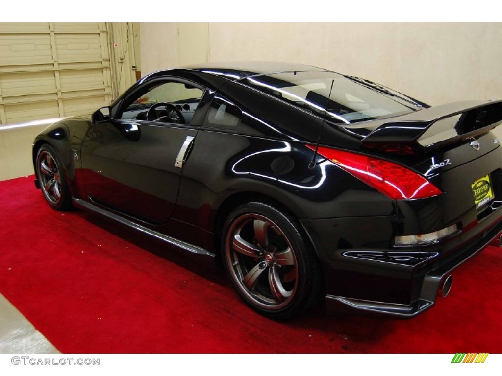 Magnetic Black 2008 Nissan 350Z NISMO Coupe Exterior Photo #53668996