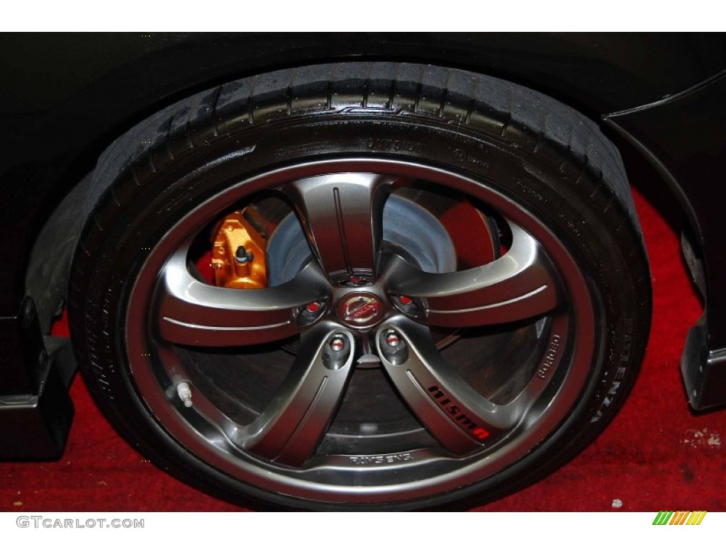 2008 350Z NISMO Coupe - Magnetic Black / NISMO Black/Red photo #8