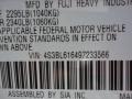 Seacrest Green Metallic - Legacy 2.5i Sedan Photo No. 15